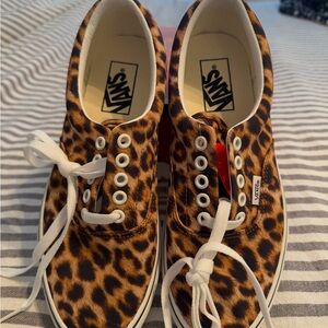 Vans Leopard Print Sneakers